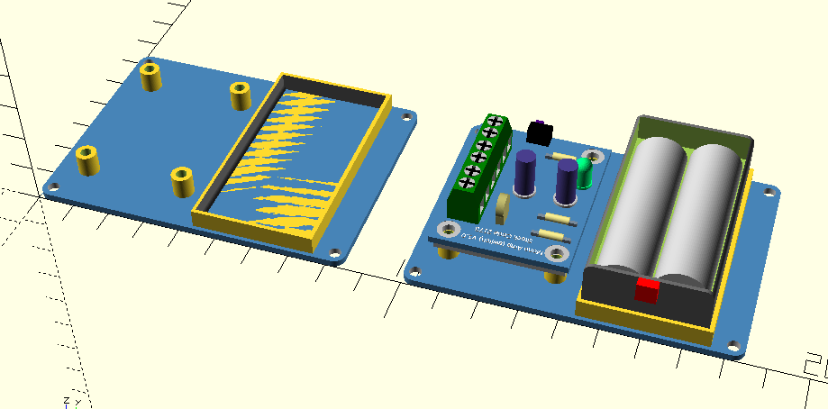 Modelling the Kitronik Mono Amplifier Kit with Power Switch and status LED